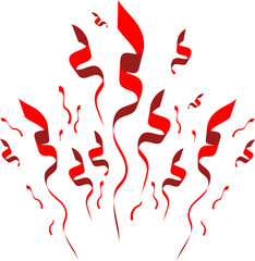 Red Confetti 