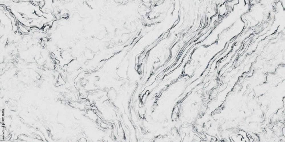 Poster white and gray tone dark lines create a marble like effect, adding depth and texture to the overall 