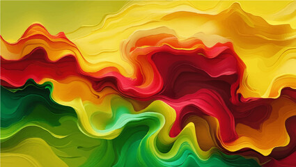 Abstract colorful background with flowing wave patterns and light, vibrant illustration