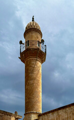 Grand Mosque in the historical texture of Mardin and the view of Mesopotamia