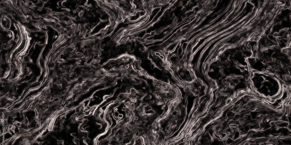 Aufkleber dark background featuring swirling white lines. the image has a textured, organic pattern that is bo