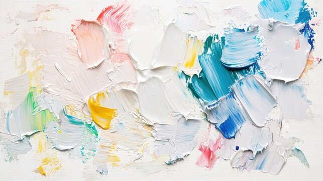 all shades of different background colors in three-dimensional paint strokes of different sizes and directions and different shades of all shades with a little bit of all existing colors added