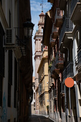 Naklejka premium Calles casco antiguo de Valencia 