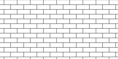 white brick wall texture and solid bricks seamless pattern background.	