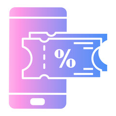 voucher Gradient icon
