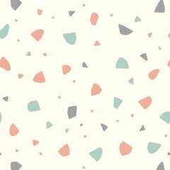  Abstract Pattern, Terrazzo, Stone, Texture, Modern Design, Background