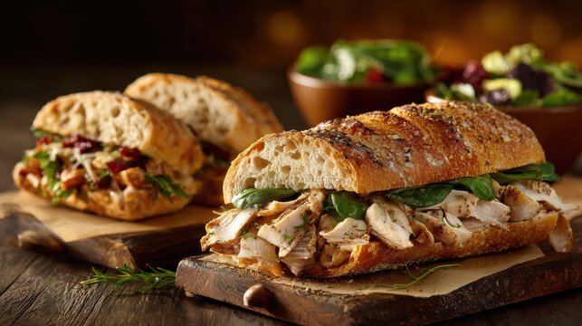 A stunning image of delicious, tasty, panera bread, food photography.