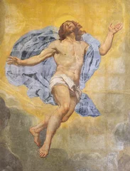  PIACENZA, ITALY - MAY 19, 2025: The painting of Resurrected Jesus in the Cathedral - Cattedrale di Santa Maria Assunta e Santa Giustina by De Longe Robert Detto Fiammingo (1646 - 1709) © Renáta Sedmáková