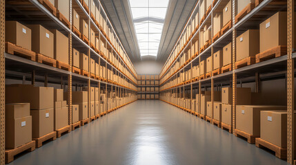 AI forecasting demand trends to optimize inventory levels in global warehouses.