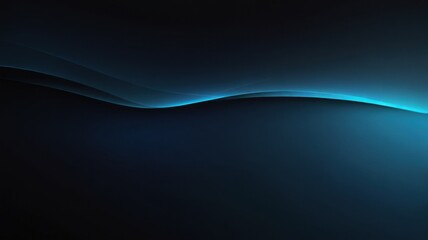 Futuristic Gradient AI Background with Smooth Blue to Black Transition