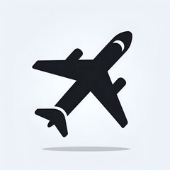 Obraz premium airplane icon, air plane sign vector