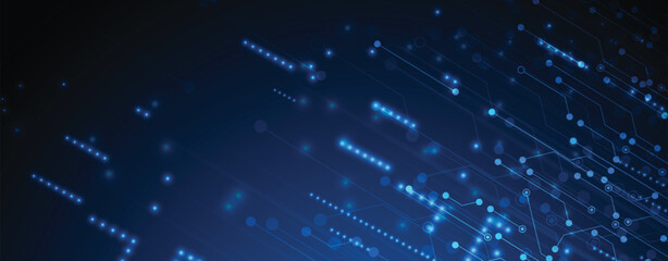 Abstract modern technology and science concept background
