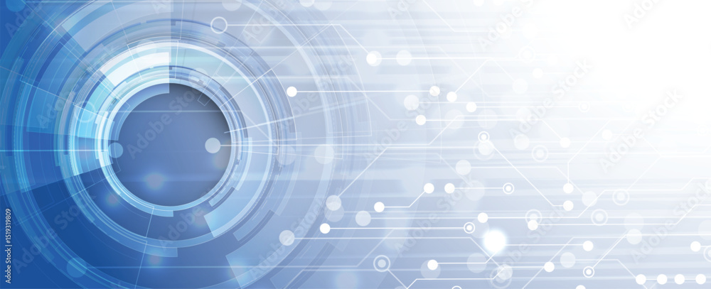 Poster abstract modern technology and science concept background