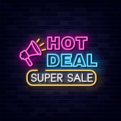 Hot Deal Super Sale Neon Sign
