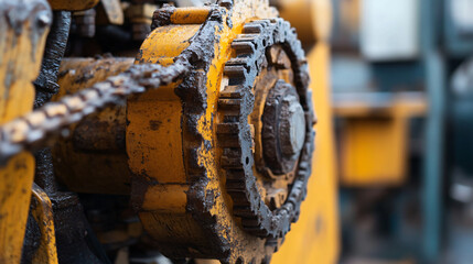 AI-powered predictive maintenance using vibration sensors on heavy industrial machinery.