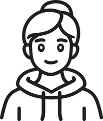 Fototapeta premium Woman Icon Vector
