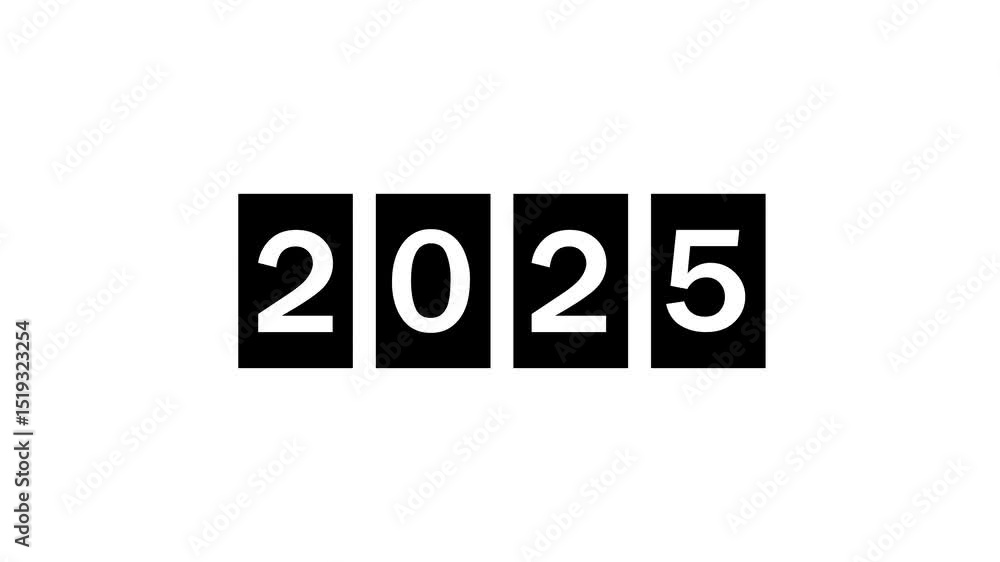 Poster 2022 abstract new year countdown design with modern graphical elements