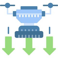 Drone Icon Vector Element