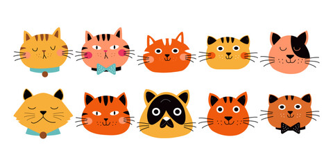 Obraz premium Cat Illustration Collection