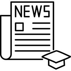 School Newspaper Icon