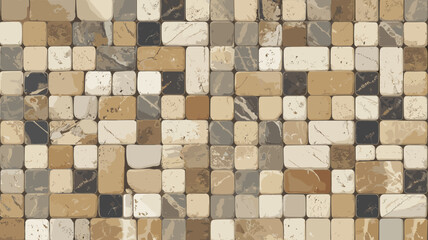 pattern, texture, wall, tile, stone, brick, architecture, mosaic, floor, surface, seamless, wallpaper, square, construction, backdrop, design, textured, block, building, old, structure, brown, cube, b