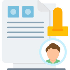 Recruitment Icon Vector Element