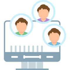 Human Resources Icon Vector Element