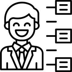 Management Icon Vector Element