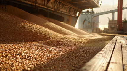 grain elevator at the railway station