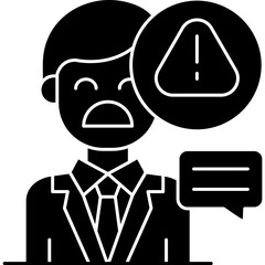 Dissatisfaction Icon Vector Element