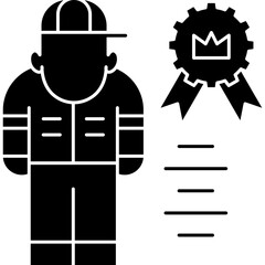 Winner Icon Vector Element