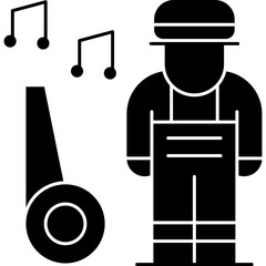 Referee Icon Vector Element