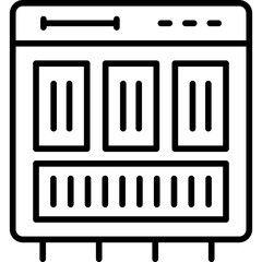 Coffee Shop Icon Vector Element