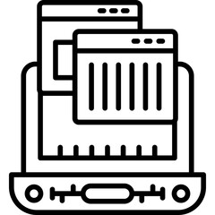 Coffee Beans Icon Vector Element