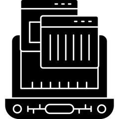 Coffee Beans Icon Vector Element