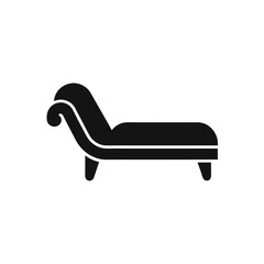 chaise lounge icon silhouette vector.svg
