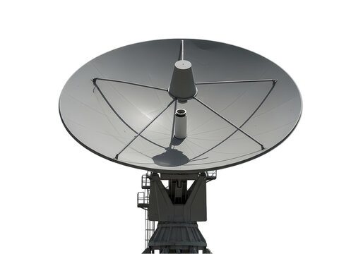 Satellite Dish A Technological Marvel for Communication isolated on transparent baackground