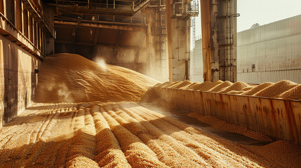Grain Warehouse: Industry, Food, and Sunlight.