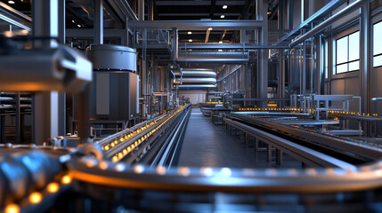 Automated data pipelines feeding machine learning models in industrial manufacturing.