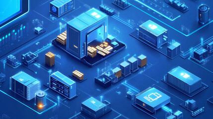 Automated logistics system in manufacturing enhanced by real-time machine learning.