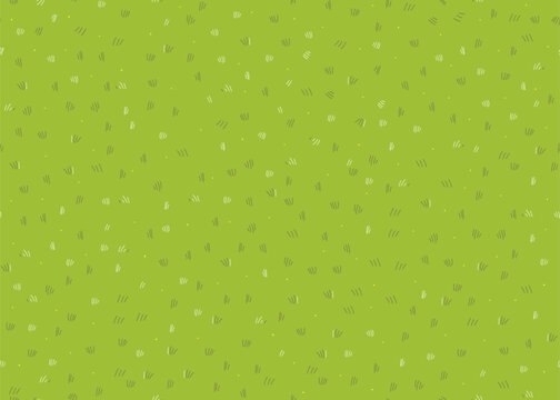 Fototapeta Grass texture on green background,Seamless pattern spring green rawn fields for garden,sport,glof couse,wall paper backdrop banner,Vector top view cartoon nature summer fresh meadow pattern
