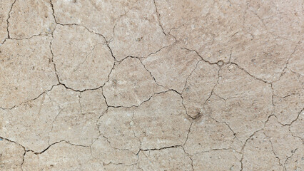 The ground has cracks in the top view for the background