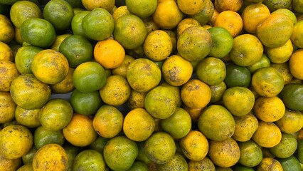 Local oranges at market