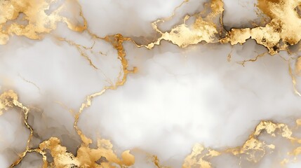White and gold marble texture with luxurious veining, symbolizing elegance and timeless sophistication.