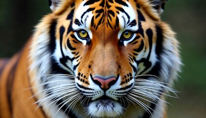 Fototapeta premium Tiger Face Close Up