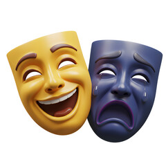 Comedy and Tragedy Masks: Exploring Dualities in Theatre and Life