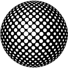 abstract sphere vector