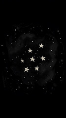 A captivating starfield showcasing constellations against a dark, cosmic background.