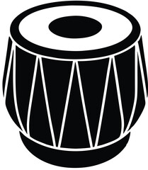  a drum or tabla