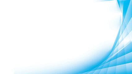 Abstract geometric white and blue color, modern design stripes background with glowing light. Vector illustration.